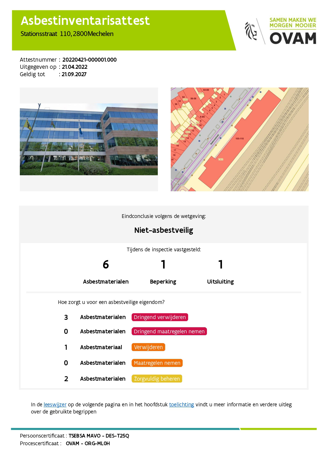 Asbestattest nodig voor de verkoop van uw woning?